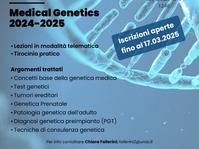 Master di I Livello in Medical Genetic